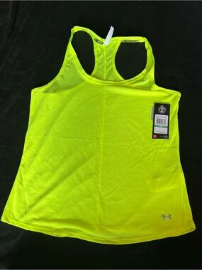 Under Armour Neon Chartreuse Women's Racerback Tank